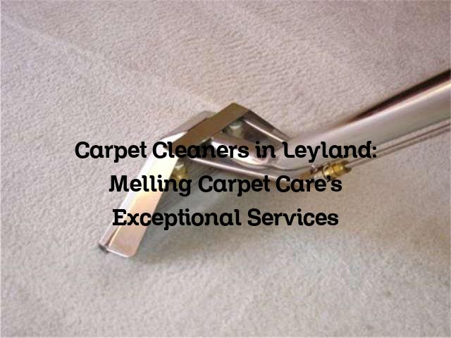 Carpet Cleaners in Leyland