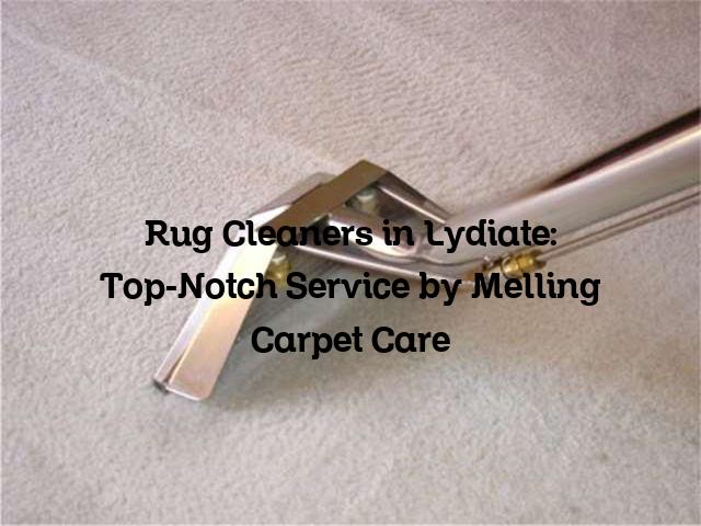 Rug Cleaners in Lydiate